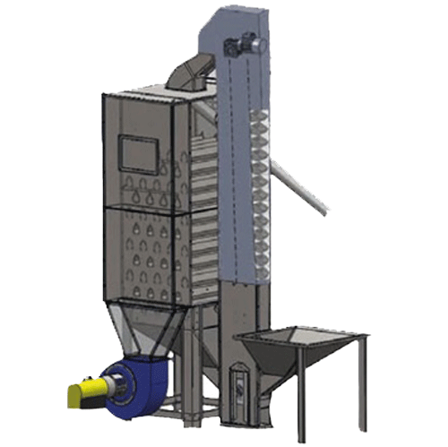 RECIRCULATING BATCH TYPE DRYER